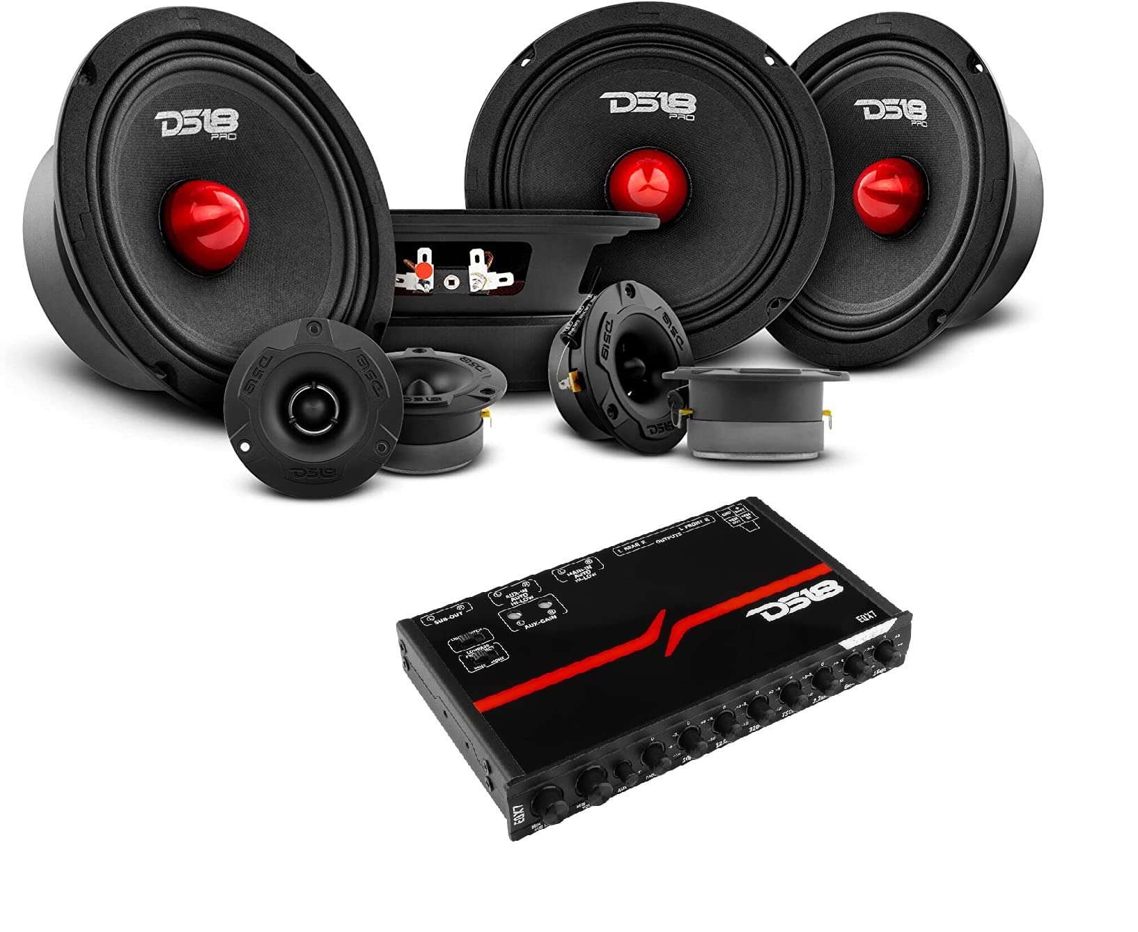 Amazon.com: DS18 Bundle Car Speakers 4X PRO-GM6B 6.5